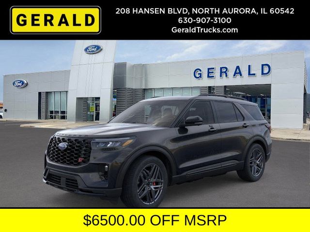 Black Metallic 2026 Ford Explorer ST AWD SUV / Crossover All-Wheel Drive Automatic