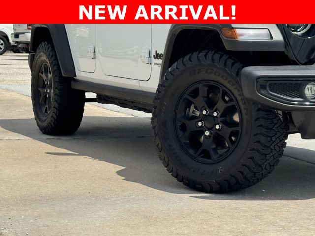 2021 Jeep Wrangler Unlimited Willys White at Wharton Ford