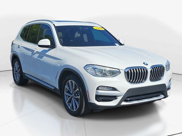 Alpine White 2019 BMW X3 sDrive30i RWD SUV / Crossover Rear-Wheel Drive 8-Speed Automatic