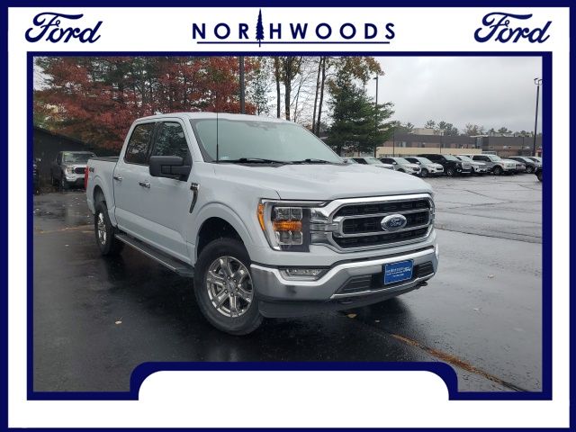 White Metallic 2022 Ford F-150 Pickup Truck Four-Wheel Drive Automatic