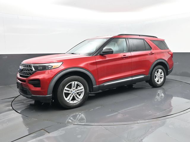 2022 Red Metallic Ford Explorer XLT 4X4 SUV