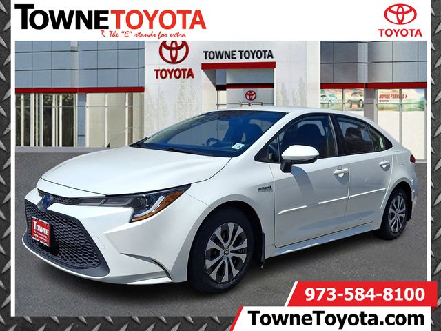 White (Blizzard Pearl) 2021 Toyota Corolla Hybrid LE FWD Sedan Front-Wheel Drive Continuously Variable Transmission
