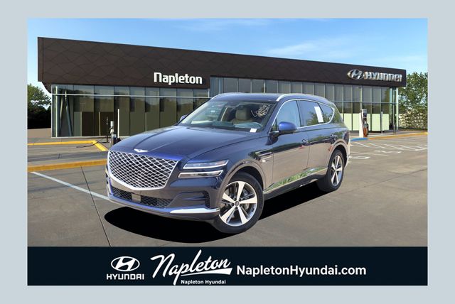 Adriatic Blue 2023 Genesis GV80 SUV / Crossover All-Wheel Drive 8-Speed Automatic
