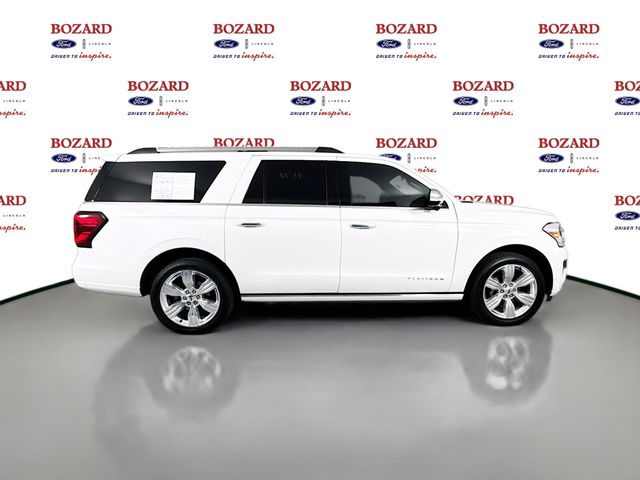 2024 Star White Metallic Tri-Coat Ford Expedition Max Platinum 4X4 SUV