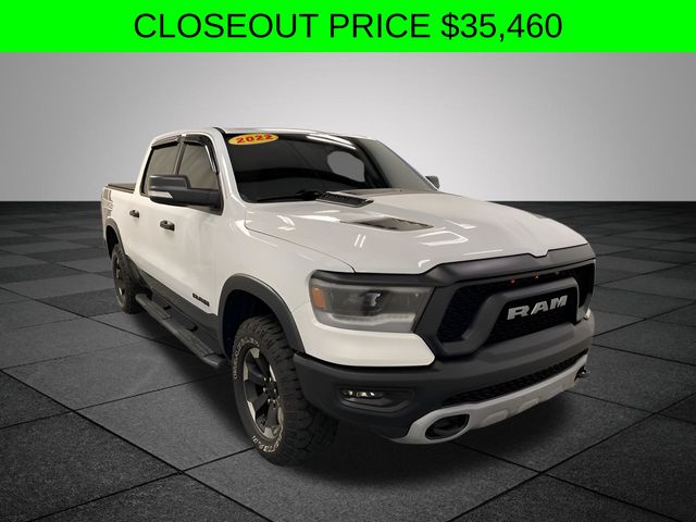 Bright White 2022 RAM 1500 Pickup Truck Four-Wheel Drive 8-Speed Automatic
