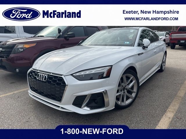 Arkona White 2024 Audi A5 Sportback quattro Premium Plus S Line 45 TFSI AWD Sedan All-Wheel Drive 7-Speed Automatic