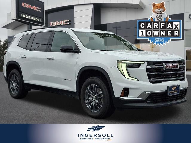 Summit White 2025 GMC Acadia SUV / Crossover Four-Wheel Drive 8-Speed Automatic