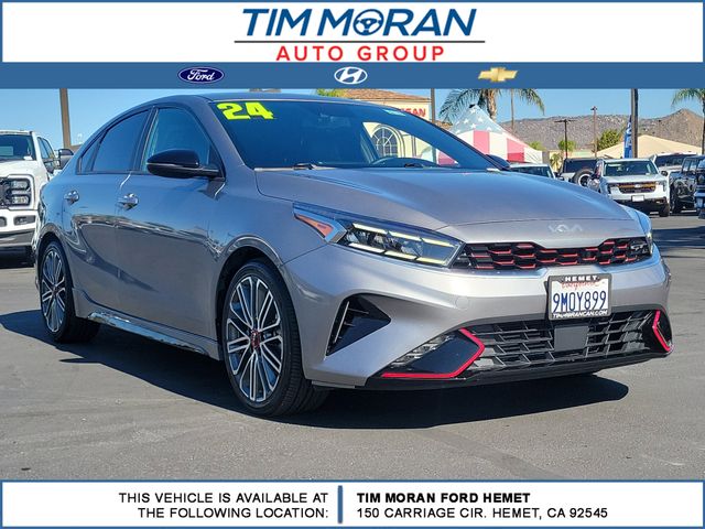 Steel Gray 2024 Kia Forte GT FWD Sedan Front-Wheel Drive 7-Speed Automatic