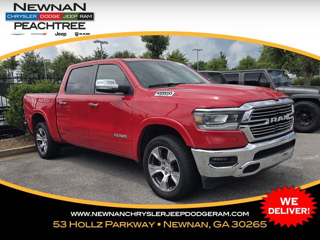 Flame Red Clearcoat 2022 RAM 1500 Pickup Truck Four-Wheel Drive 8-Speed Automatic