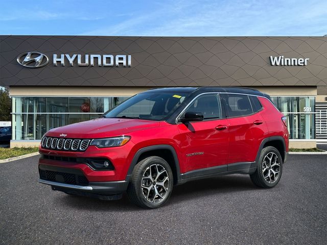 Red Hot Pearlcoat 2025 Jeep Compass Limited 4WD SUV / Crossover Four-Wheel Drive 8-Speed Automatic
