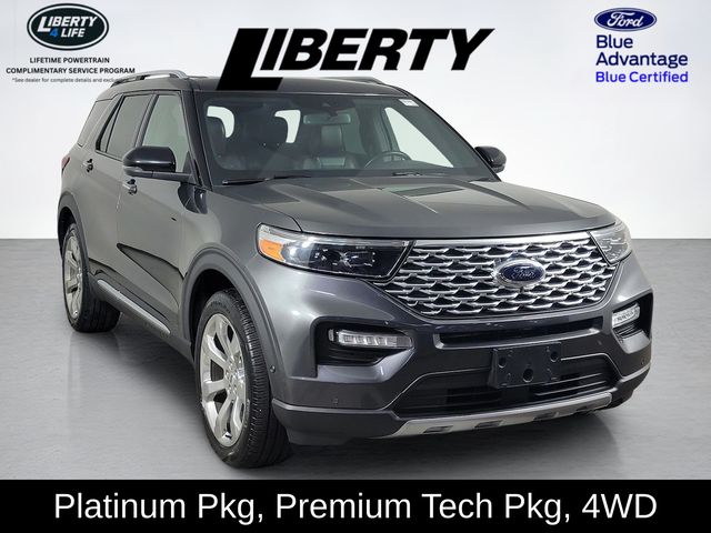 Gray (Magnetic Metallic) 2020 Ford Explorer SUV / Crossover All-Wheel Drive Automatic