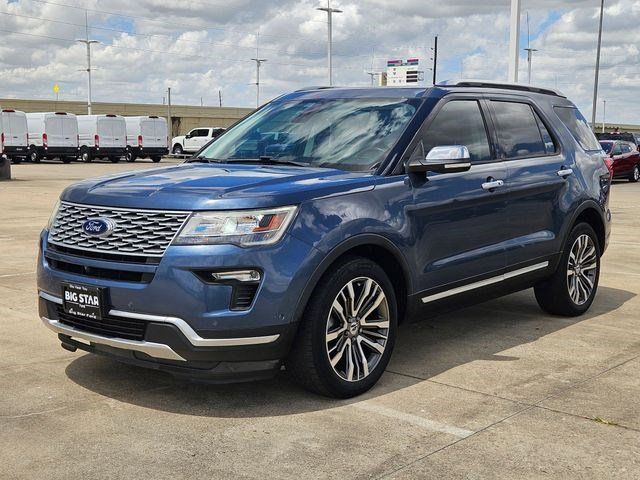 2019 Ford Explorer Platinum Blue at Cook Ford