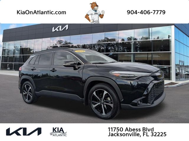 Jet Black 2024 Toyota Corolla Cross Hybrid SUV / Crossover All-Wheel Drive Continuously Variable Transmission