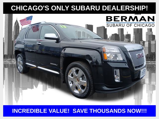 Carbon Black Metallic 2013 GMC Terrain Denali AWD SUV / Crossover All-Wheel Drive 6-Speed Automatic