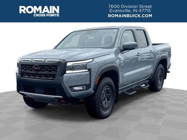 Boulder Gray Pearl 2025 Nissan Frontier Pickup Truck Four-Wheel Drive 9-Speed Automatic Overdrive