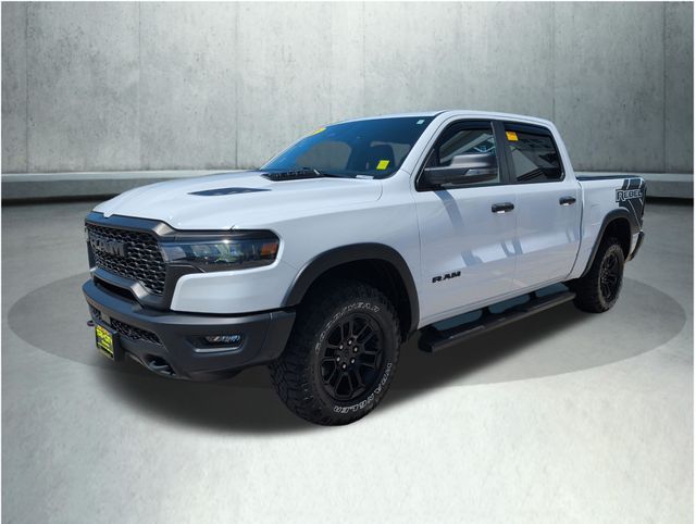 Bright White Clearcoat 2025 RAM 1500 Pickup Truck Four-Wheel Drive 8-Speed Automatic