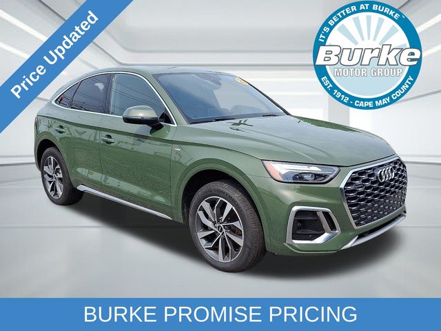 Green 2022 Audi Q5 Sportback   7-Speed Automatic