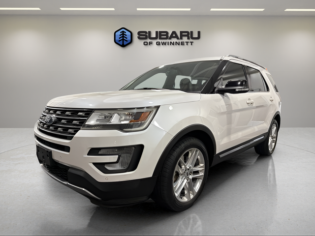 White Platinum Clearcoat Metallic 2017 Ford Explorer SUV / Crossover Front-Wheel Drive 6-Speed Automatic