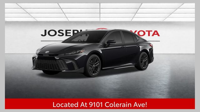 Midnight Black 2026 Toyota Camry SE AWD Sedan All-Wheel Drive Continuously Variable Transmission
