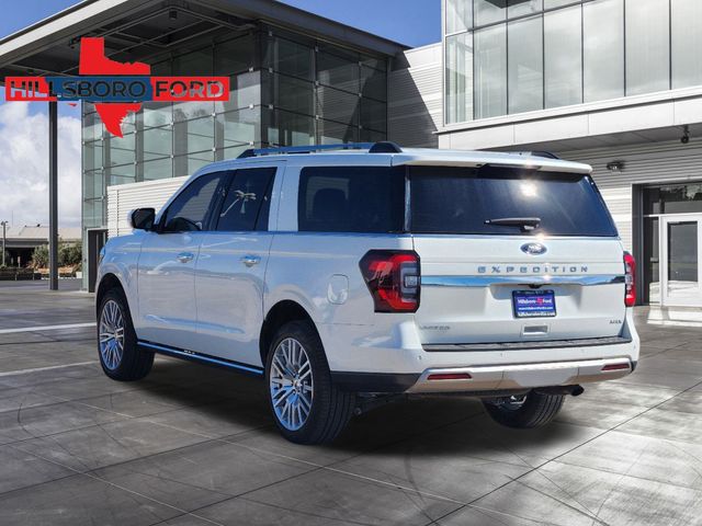 2024 Star White Metallic Tri-Coat Ford Expedition Max Limited 4X4 SUV