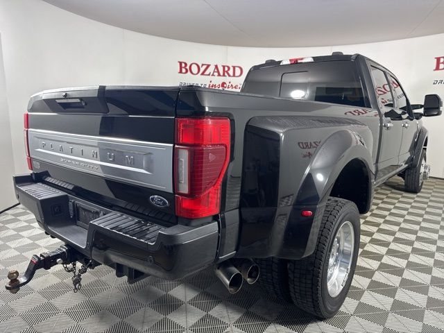 2021 Agate Black Metallic Ford F-450SD Platinum 4X4 Truck