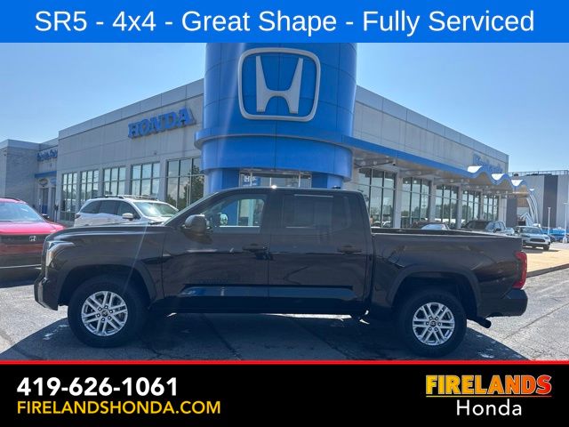 Midnight Black Metallic 2023 Toyota Tundra Pickup Truck Four-Wheel Drive Automatic