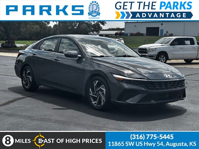 Ecotronic Gray 2025 Hyundai Elantra Sedan Front-Wheel Drive Continuously Variable Transmission