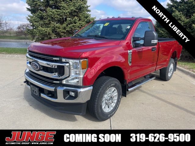 Rapid Red Metallic Tinted Clearcoat 2021 Ford F-250 Super Duty XLT LB 4WD Pickup Truck Four-Wheel Drive 6-Speed Automatic