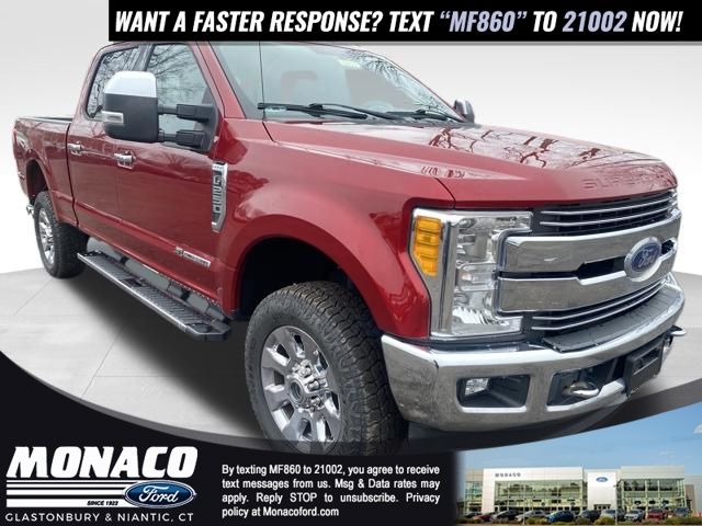 Ruby Red Metallic 2017 Ford F-250 Super Duty Pickup Truck Four-Wheel Drive 6-Speed Automatic