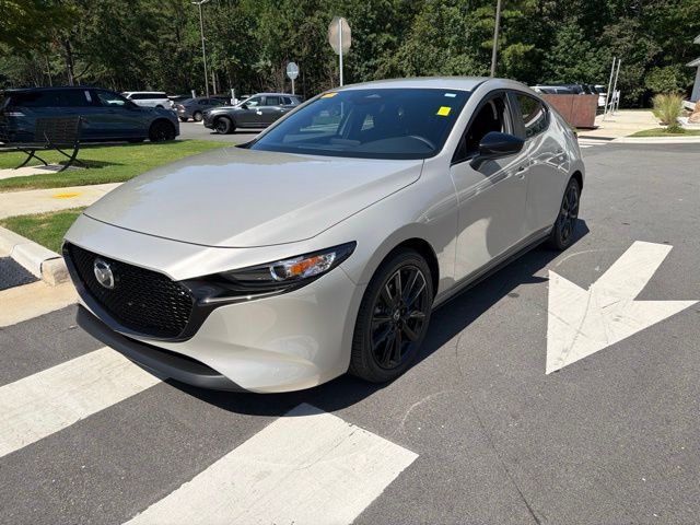 Gray (Platinum Quartz Metallic) 2025 Mazda MAZDA3 Hatchback Front-Wheel Drive 6-Speed Automatic