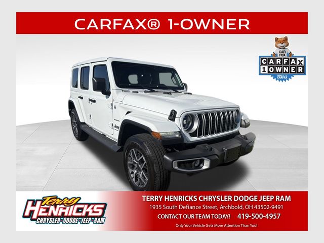 Bright White Clearcoat 2024 Jeep Wrangler SUV / Crossover Four-Wheel Drive 8-Speed Automatic