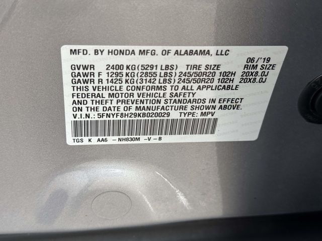 Used 2019 Honda Passport SUV
