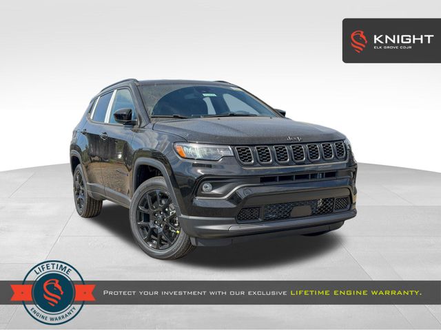 Diamond Black Crystal Pearlcoat 2026 Jeep Compass Latitude 4WD SUV / Crossover Four-Wheel Drive 8-Speed Automatic