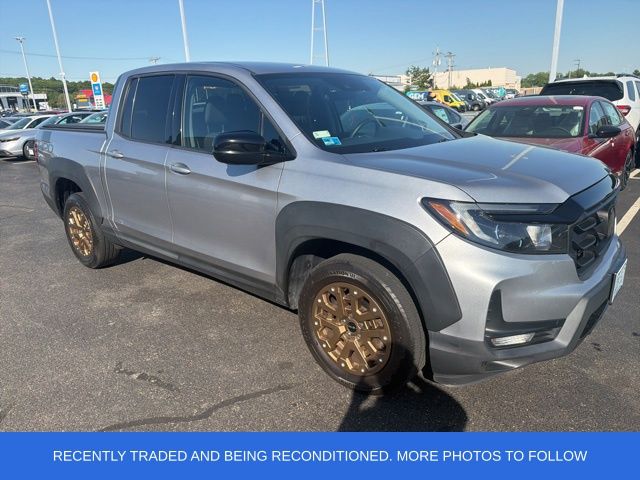 Silver 2021 Honda Ridgeline Pickup Truck All-Wheel Drive 9-Speed Automatic
