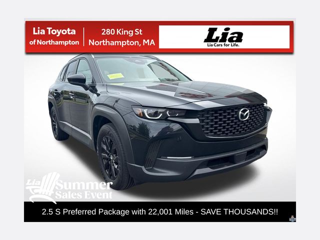 Jet Black Mica 2025 Mazda CX-50 2.5 S Preferred AWD SUV / Crossover All-Wheel Drive 6-Speed Automatic