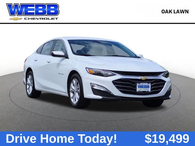 Summit White 2025 Chevrolet Malibu Sedan Front-Wheel Drive Continuously Variable Transmission