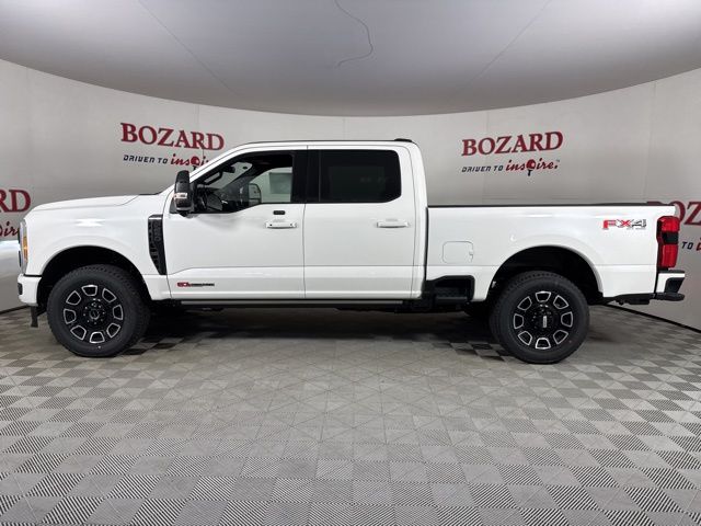 2025 Star White Metallic Tri-Coat Ford Super Duty F-250 SRW Platinum 4X4 Truck