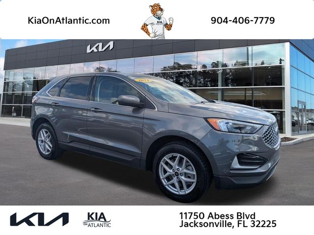 Gray Metallic 2024 Ford Edge SUV / Crossover All-Wheel Drive 8-Speed Automatic