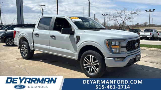 Avalanche Gray 2023 Ford F-150 XL SuperCrew 4WD Pickup Truck Four-Wheel Drive Automatic