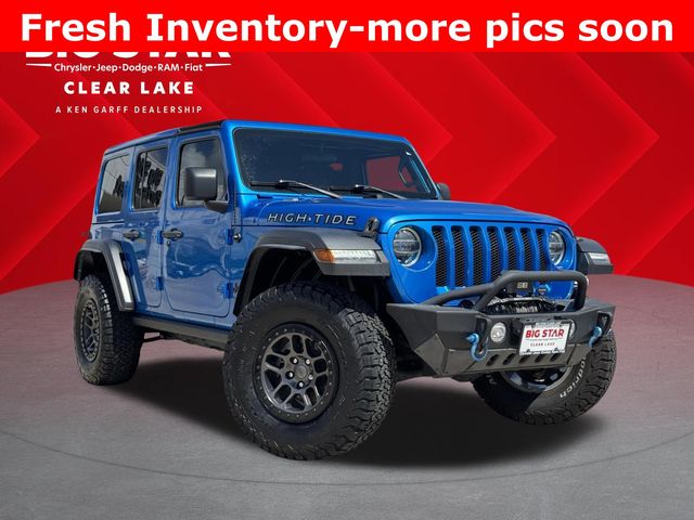 2022 Jeep Wrangler Unlimited High Tide Blue at River Oaks CDJR