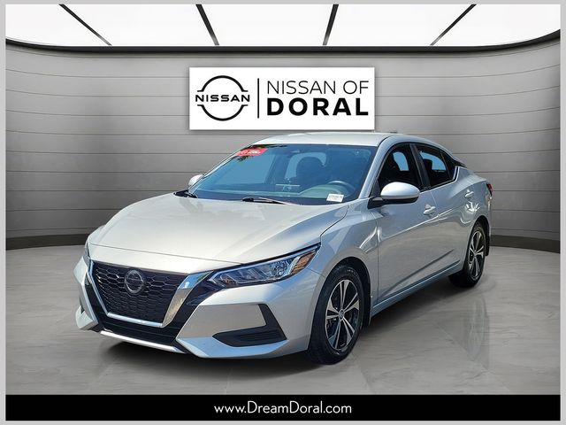 Brilliant Silver Metallic 2023 Nissan Sentra Sedan Front-Wheel Drive Continuously Variable Transmission
