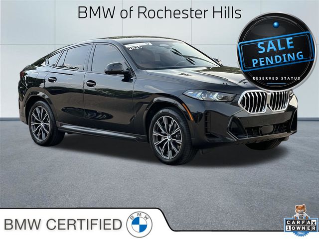 Black Sapphire Metallic 2025 BMW X6 SUV / Crossover All-Wheel Drive 8-Speed Automatic