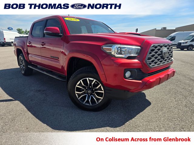 Barcelona Red Metallic 2020 Toyota Tacoma Pickup Truck Four-Wheel Drive 6-Speed Automatic