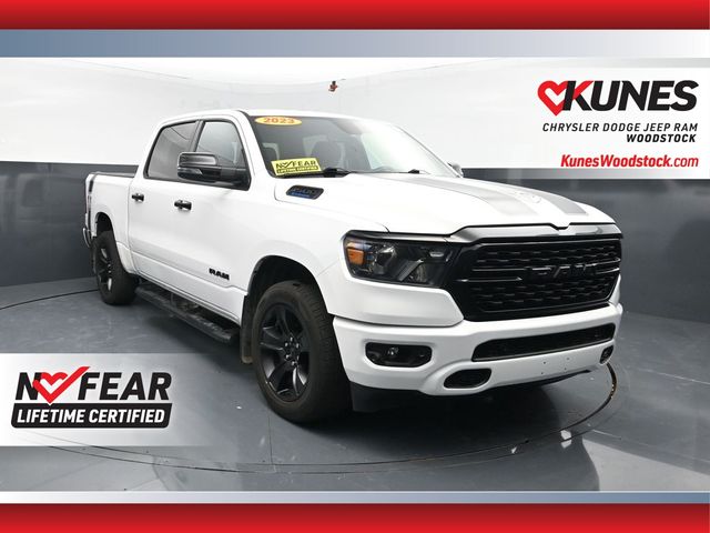 Bright White Clearcoat 2023 RAM 1500 Pickup Truck Four-Wheel Drive 8-Speed Automatic