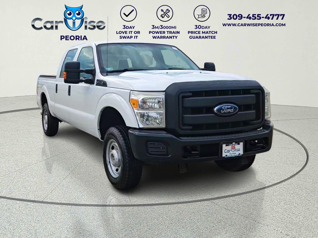 Oxford White 2014 Ford F-250 Super Duty XL Crew Cab 4WD Pickup Truck Four-Wheel Drive 6-Speed Automatic