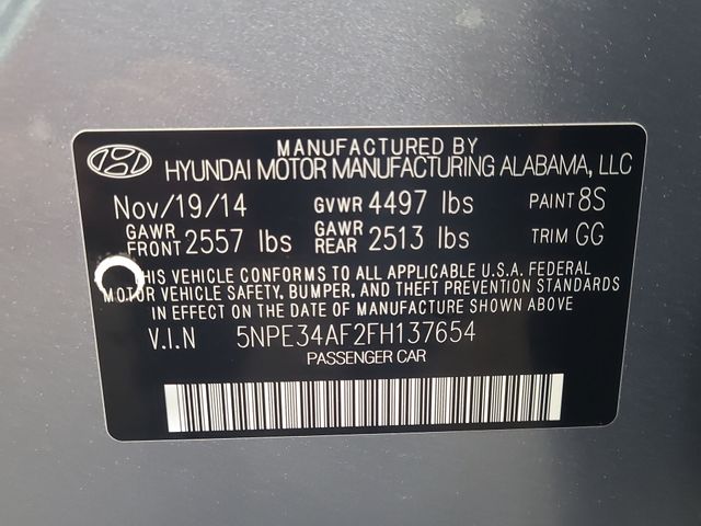 2015 – Hyundai – Sonata