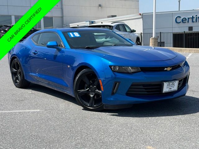 Hyper Blue Metallic 2018 Chevrolet Camaro Coupe Rear-Wheel Drive 8-Speed Automatic