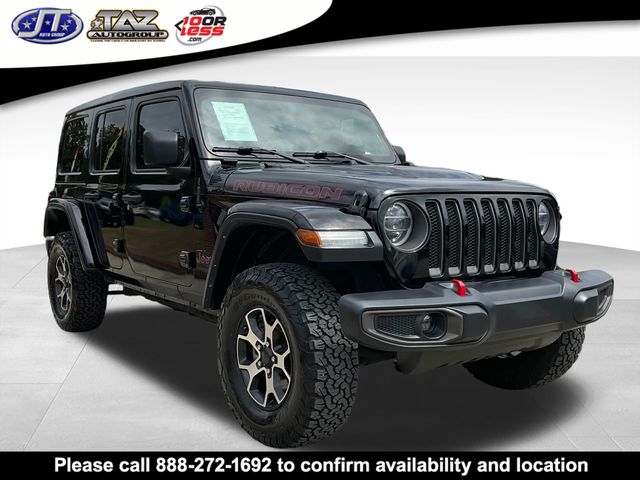 Black Clearcoat 2020 Jeep Wrangler Unlimited Rubicon 4WD SUV / Crossover Four-Wheel Drive 8-Speed Automatic