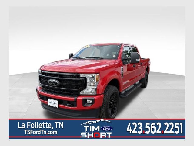 Race Red 2022 Ford F-350 Super Duty Pickup Truck Four-Wheel Drive Automatic
