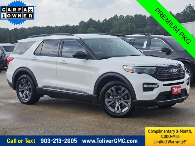White Metallic 2024 Ford Explorer SUV / Crossover Rear-Wheel Drive Automatic